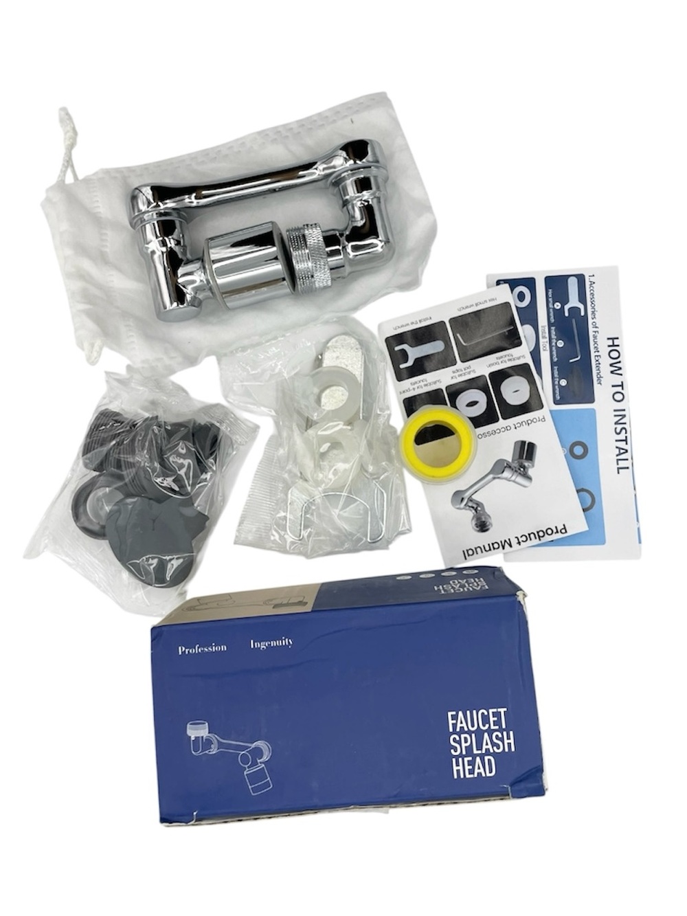 Faucet splash head rotation switching- New in box